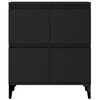 vidaXL Sideboard Black 60x35x70 cm Engineered Wood