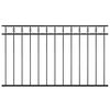 vidaXL Fence Panel "Assen" Steel 163x80 cm Black