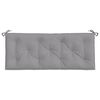 vidaXL Garden Bench Cushion Grey 120x50x7 cm Oxford Fabric