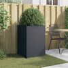 vidaXL Planter Anthracite 52x48x75 cm Steel