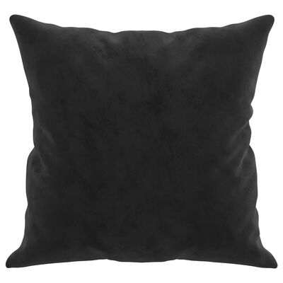 vidaXL Throw Pillows 2 pcs Black 40x40 cm Velvet