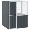 vidaXL Bird Cage Anthracite 165 x 165 x 200 cm Galvanised Steel