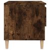 vidaXL Bedside Table Smoked Oak 50x46x50 Engineered Wood