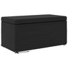 vidaXL Stool Black 81 x 41 x 40 cm Faux Leather and Engineered Wood