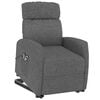 vidaXL Stand up Massage Chair Dark Grey Fabric