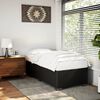vidaXL Bed Frame without Mattress Black 90x190 cm Faux Leather