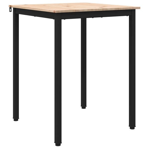 vidaXL Dining Table Natural 150 x 90 x 75 cm Solid Pine Wood