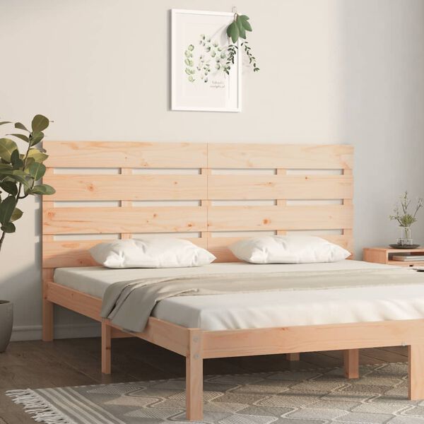 vidaXL Headboard 180x3x80 cm Solid Wood Pine