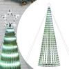 vidaXL LED Christmas Tree 1028 LEDs Cold White 400 cm