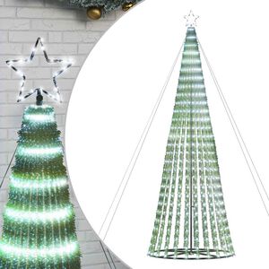 vidaXL LED Christmas Tree 1028 LEDs Cold White 400 cm