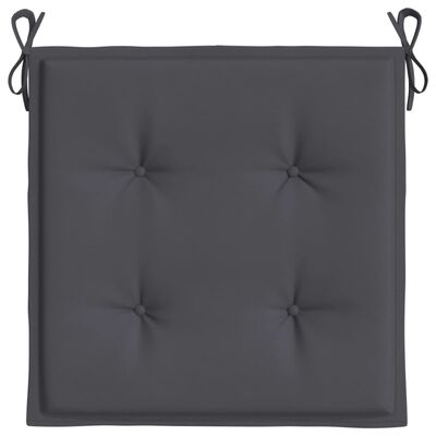 vidaXL Garden Chair Cushions 6 pcs Anthracite 50x50x3 cm Oxford Fabric