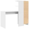 vidaXL Desk 2 pcs White