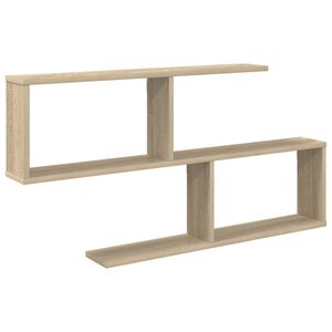 vidaXL Wall Shelf Sonoma Oak 100 x 12 x 50.5 cm Engineered Wood
