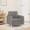 vidaXL Sofa Chair Light Grey 60 cm Fabric