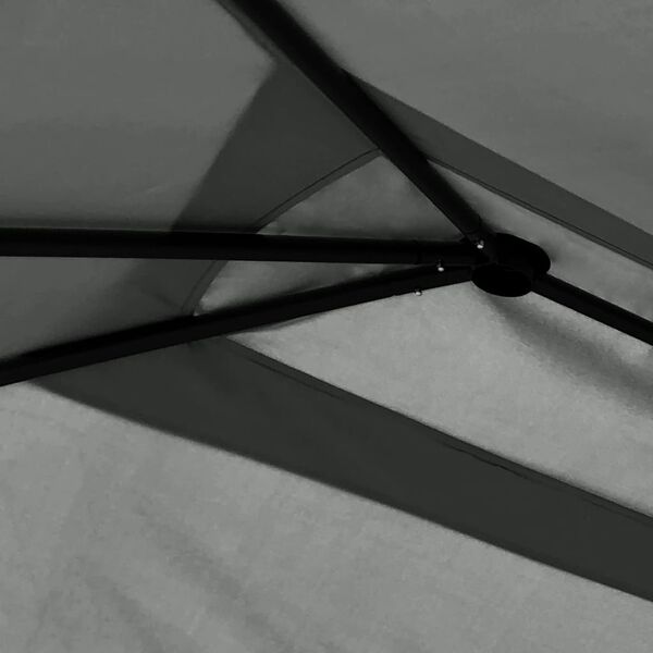 vidaXL Gazebo with Post Covers 3x4x2.6 m Anthracite 160 g/m²