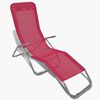 vidaXL Sun Loungers 2 pcs Steel Frame and Textilene Red