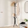 vidaXL Coat Stand Black 176 cm Powder-coated Iron