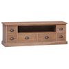 vidaXL TV Cabinet 120x30x40 cm Solid Teak Wood