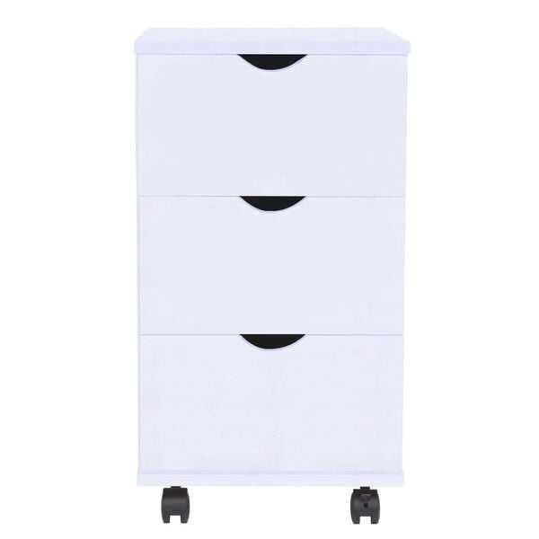 vidaXL Drawer Unit 45x33x60 cm White