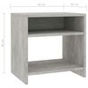 vidaXL Bedside Cabinet Concrete Grey 40x30x40 cm Engineered Wood