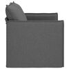 vidaXL Sofa Dark Grey 136 x 82 x 85 cm Fabric