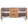 vidaXL Sideboard New York 130.6 x 43 x 73.6 cm Solid pine wood