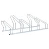 vidaXL Bicycle Stand for 5 Bikes Floor Freestanding Galvanised Steel