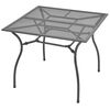 vidaXL 3 Piece Garden Dining Set Steel Anthracite