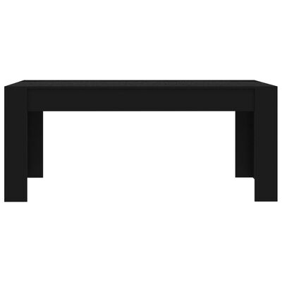 vidaXL Dining Table Black 180x90x76 cm Engineered Wood