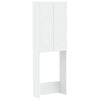 vidaXL Toilet Cabinet DELFT White 66 x 25.5 x 190 cm Engineered Wood