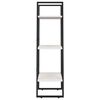 vidaXL Storage Shelf White 60x30x105 cm Solid Pine Wood