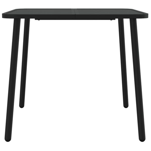 vidaXL Garden Table Anthracite 80x80x71 cm Steel
