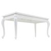 vidaXL Dining Table 179x89x81 cm High Gloss White