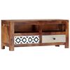 vidaXL TV Cabinet 90x30x40 cm Solid Acacia Wood