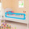vidaXL Toddler Safety Bed Rail Blue 120x42 cm Polyester