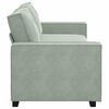 vidaXL 3-Seater Sofa Light Grey 220x78x84 cm Velvet