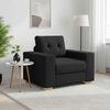 vidaXL Sofa Chair Black 100x78x80 cm Fabric