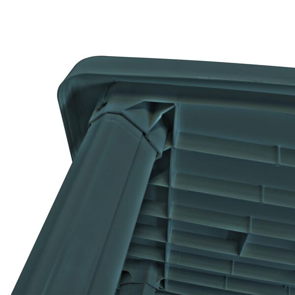 vidaXL Garden Table Green 101x68x72 cm Plastic
