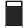 vidaXL Bedside Cabinets 2 pcs Black 40x42x60 cm Engineered Wood