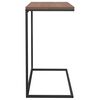 vidaXL Side Table Black 55x35x66 cm Engineered Wood