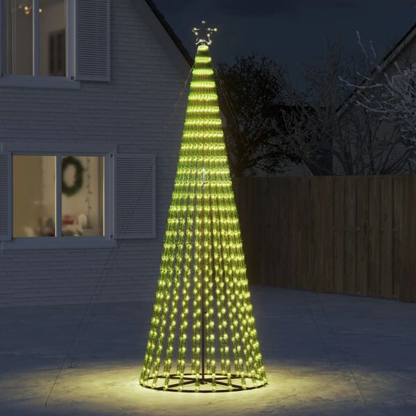 vidaXL LED Christmas Tree 688 LEDs Warm White 300 cm
