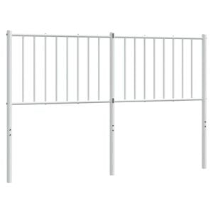 vidaXL Metal Replace Headboard White 135 cm