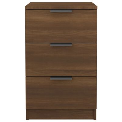 vidaXL Bedside Cabinets 2 pcs Brown Oak 40x36x65 cm