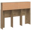 vidaXL Headboard Cabinet Artisan Oak 140x19x103.5 cm