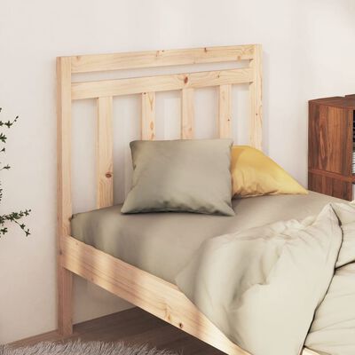vidaXL Bed Headboard 95x4x100 cm Solid Wood Pine