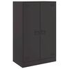 vidaXL Sideboard Black 67x39x107 cm Steel