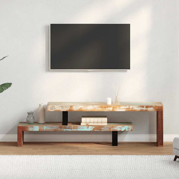 vidaXL TV Stand Solid Reclaimed Wood