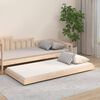 vidaXL Bed Frame without Mattress 90x190 cm Single Solid Wood Pine