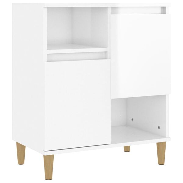 vidaXL Sideboard High Gloss White 60x35x70 cm Engineered Wood