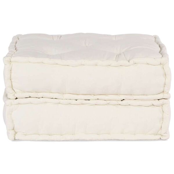 vidaXL Modular Sofa Unit Cream 70x70x36 Fabric